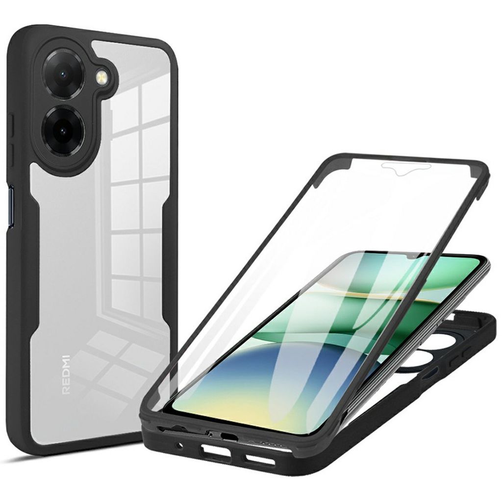 Xiaomi Redmi A5 NFC Case with Screen Protector - Black
