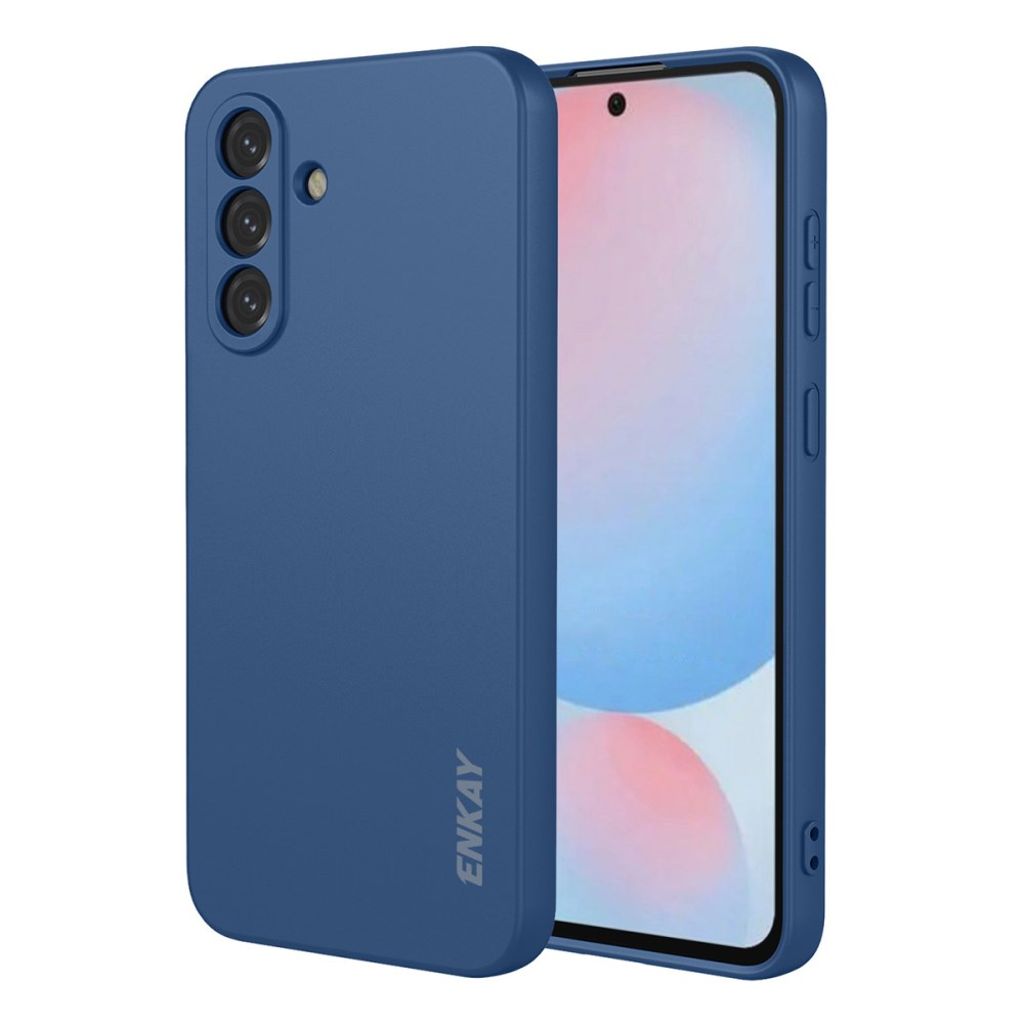 ENKAY HAT PRINCE Samsung Galaxy A57 5G Silicone Case - Dark Blue