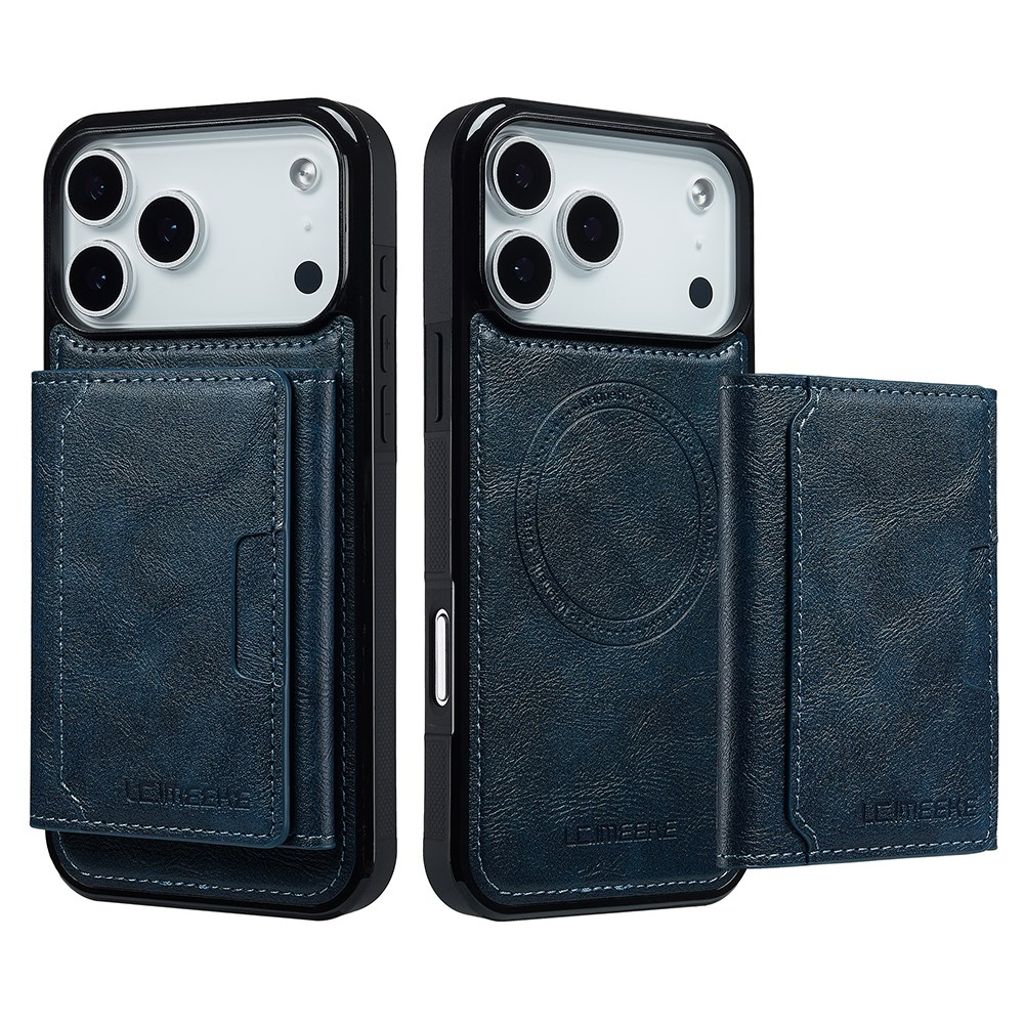 LC.IMEEKE iPhone 17 Pro MagSafe case with wallet - Blue