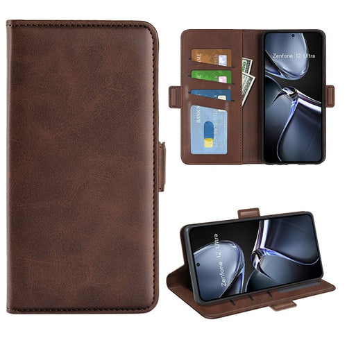 Asus Zenfone 12 Ultra 5G Wallet Cover - Brown — Asus