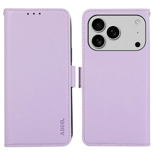 ABEEL iPhone 18 Pro Max/17 Pro Max Wallet Cover RFID Blocking - Purple — ABEEL