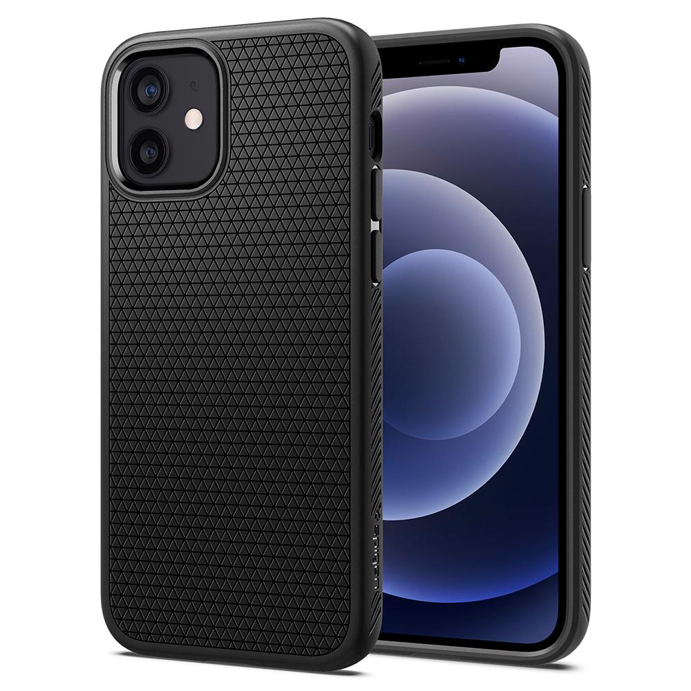 Spigen Liquid Air Case for iPhone 12/12 Pro - Black — Spigen
