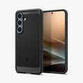 Spigen Samsung Galaxy S25 Rugged Armor MagFit Case - Matte Black