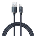 Baseus Crystal Shine USB-A to USB-C Charging cable 100W, 2m - Black — Baseus