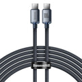 Baseus USB-C to USB-C Fast charging cable, 100W, 2m - Black