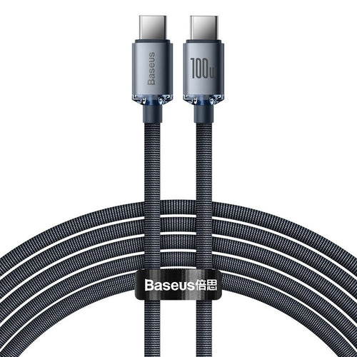 Baseus USB-C to USB-C Fast charging cable, 100W, 2m - Black — Baseus
