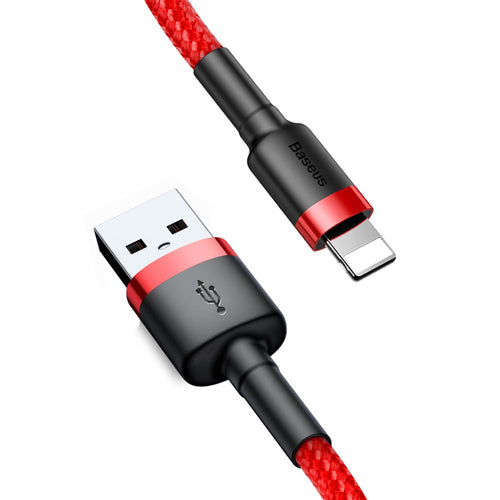 Baseus Cafule USB-A to Lightning Cable QC 3.0, 2A, 3m - Red — Baseus
