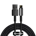 Baseus Tungsten Gold USB-A to Lightning 2.4A, 2m - Black — Baseus