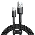 Baseus Cafule USB-A to Micro-USB Cable 2.4A 1m - Black / Grey — Baseus