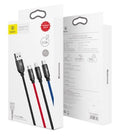 Baseus 3-in-1 Cable Lightning/Micro/USB-C - 1,2 m — Baseus