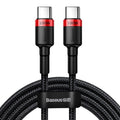 Baseus Cafule USB-C Cable 100W, PD2.0 2m - Red - Black — Baseus