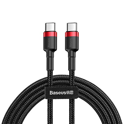 Baseus Cafule QC 3.0 PD, 3A USB-C to USB-C cable 1m - Black — Baseus