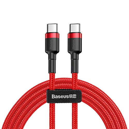 Baseus Cafule QC 3.0, USB-C PD, 3A USB-C to USB-C cable 2m - Red