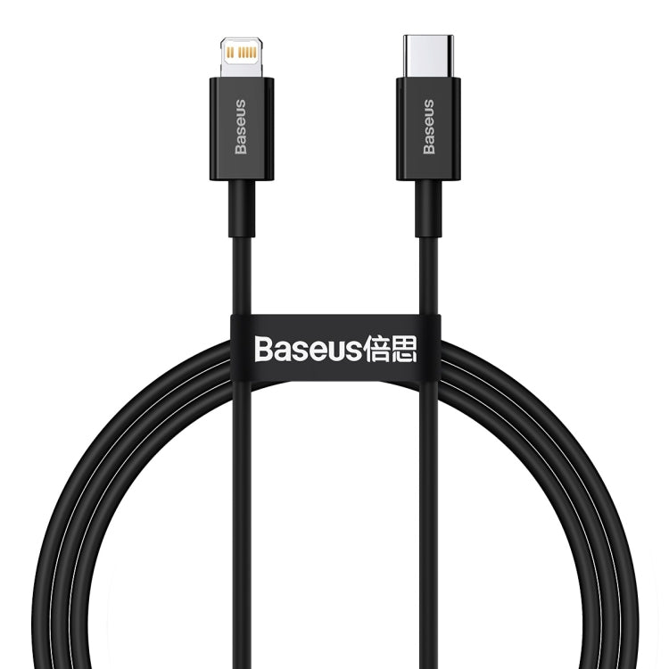 Baseus Superior Fast Charge USB-C to Lightning Cable, 20W, 1m - Black — Baseus