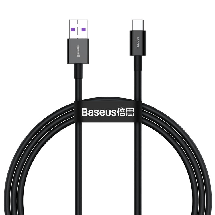 Baseus Fast charging cable USB-A to USB-C, 66W, 1m - Black — Baseus