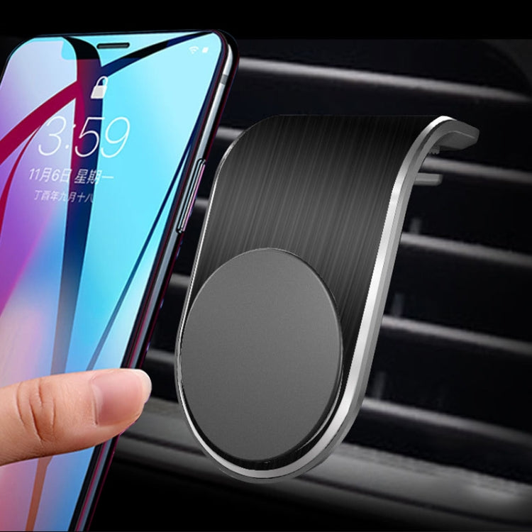 Magnetic Car Holder for Air Outlet - Black — Magnetic