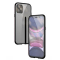 Tempered Glass Case for iPhone 11 & XR - Svart — Övrigt