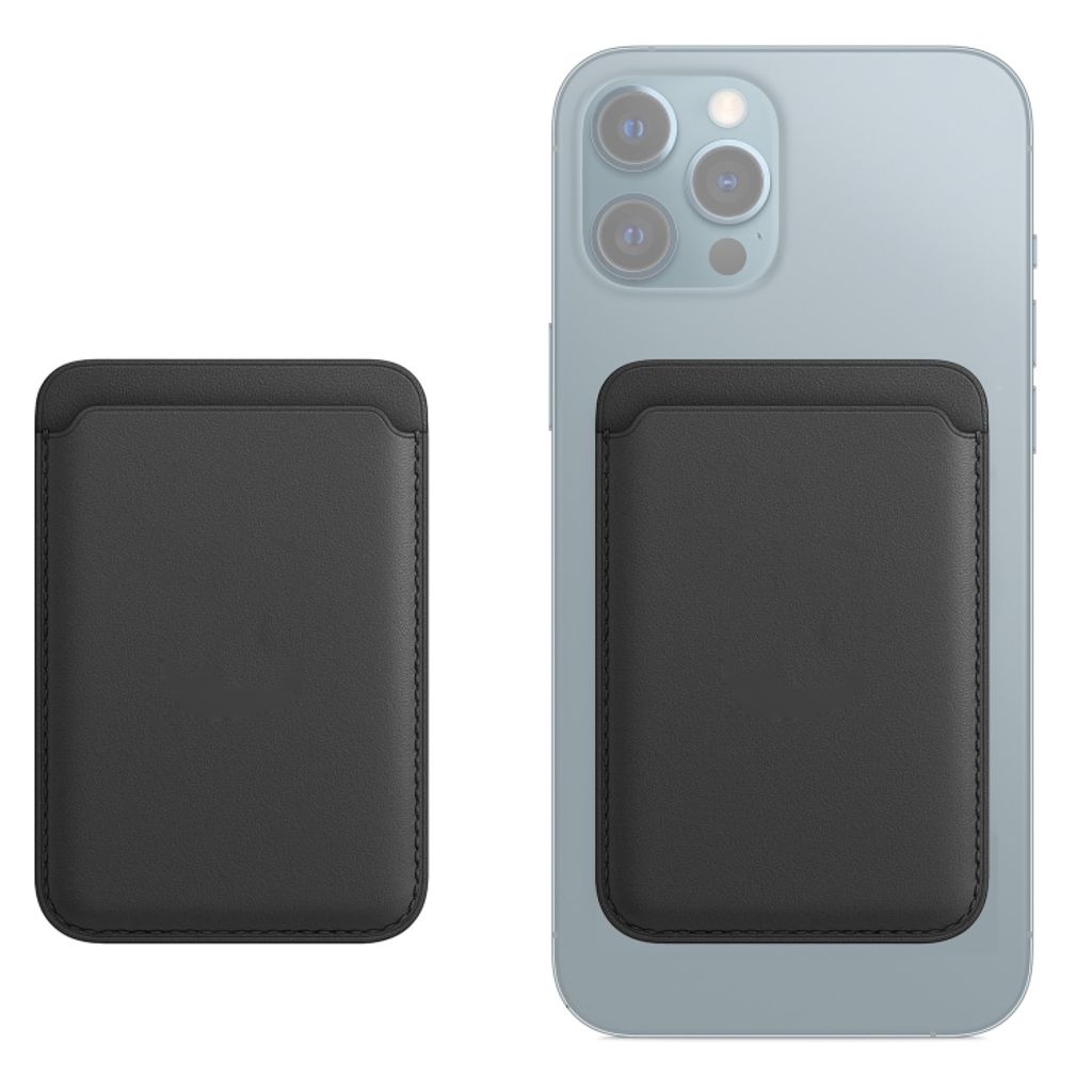 Magnetic Card Holder for iPhone - Black