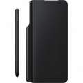 Bargain corner Samsung Leather Flip Cover for Samsung Galaxy Z Fold3 + S Pen - Black