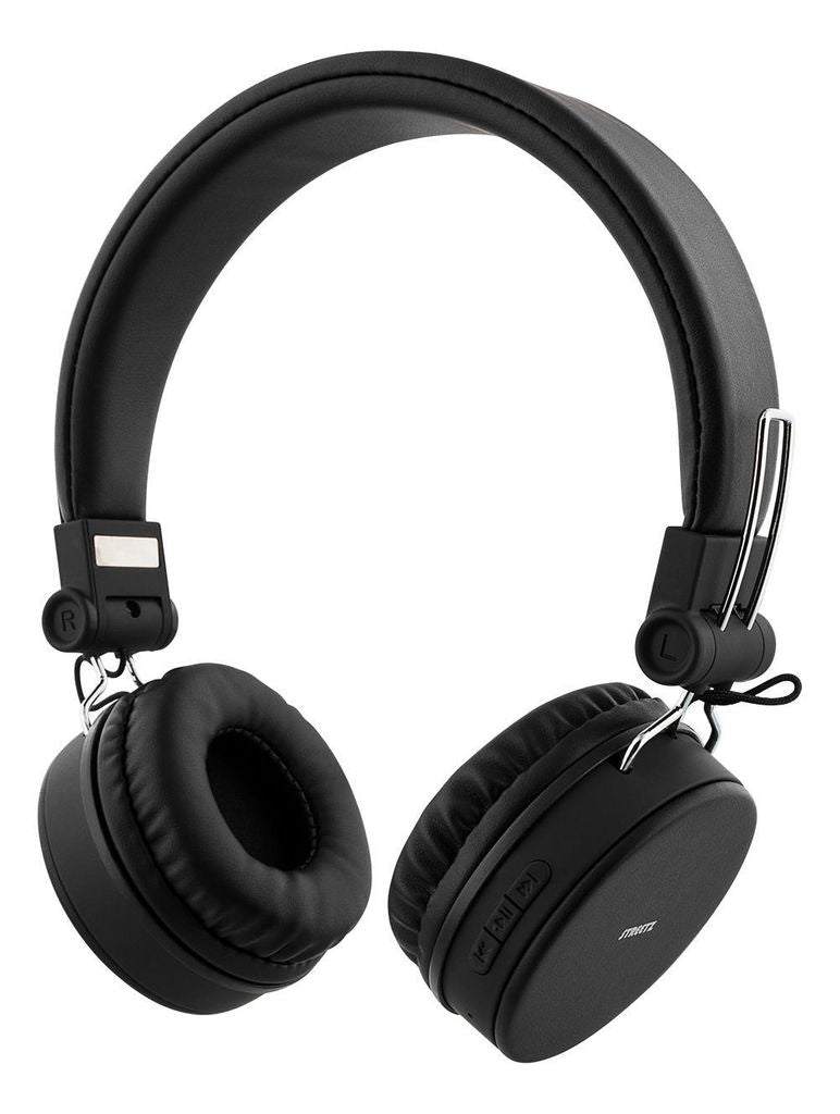 STREETZ Foldable On-Ear Bluetooth Headset, 3.5 mm - Black — STREETZ