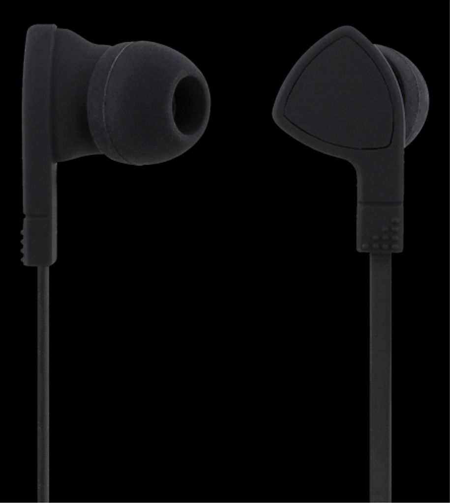 STREETZ In-Ear Headphones with Microphone, 3.5mm - Black — STREETZ