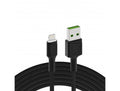 Green Cell Cable Ray, USB-A - Lightning, LED, 1,2m, fast charging — Green Cell