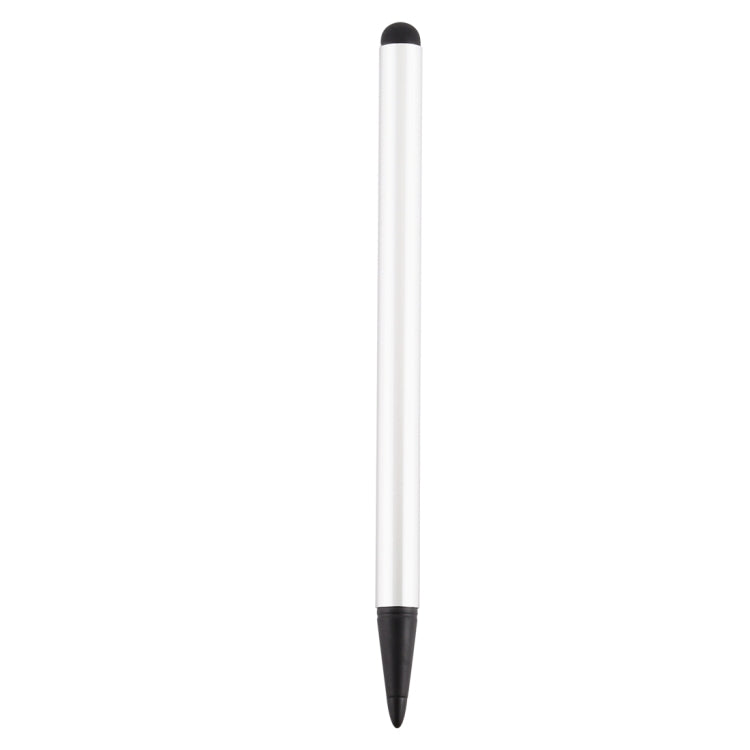 Stylus Pen for Touchscreens with Double Tip - Silver — Stylus