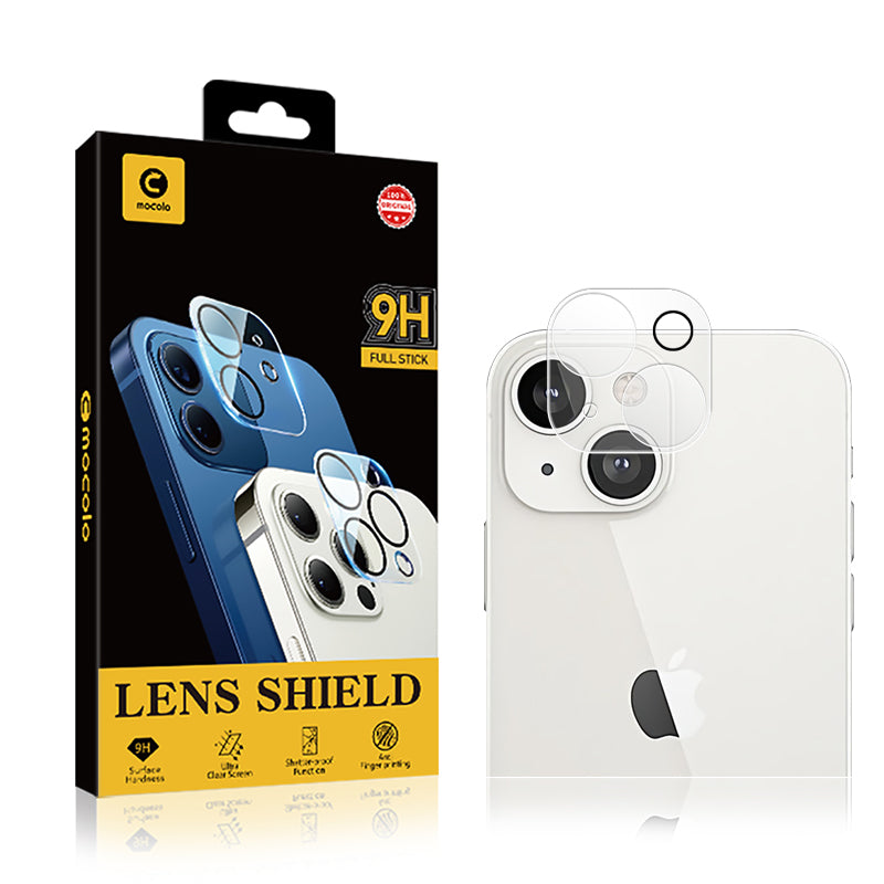 MOCOLO Lens Protector Tempered Glass for iPhone 14 & 14 Plus - Transparent