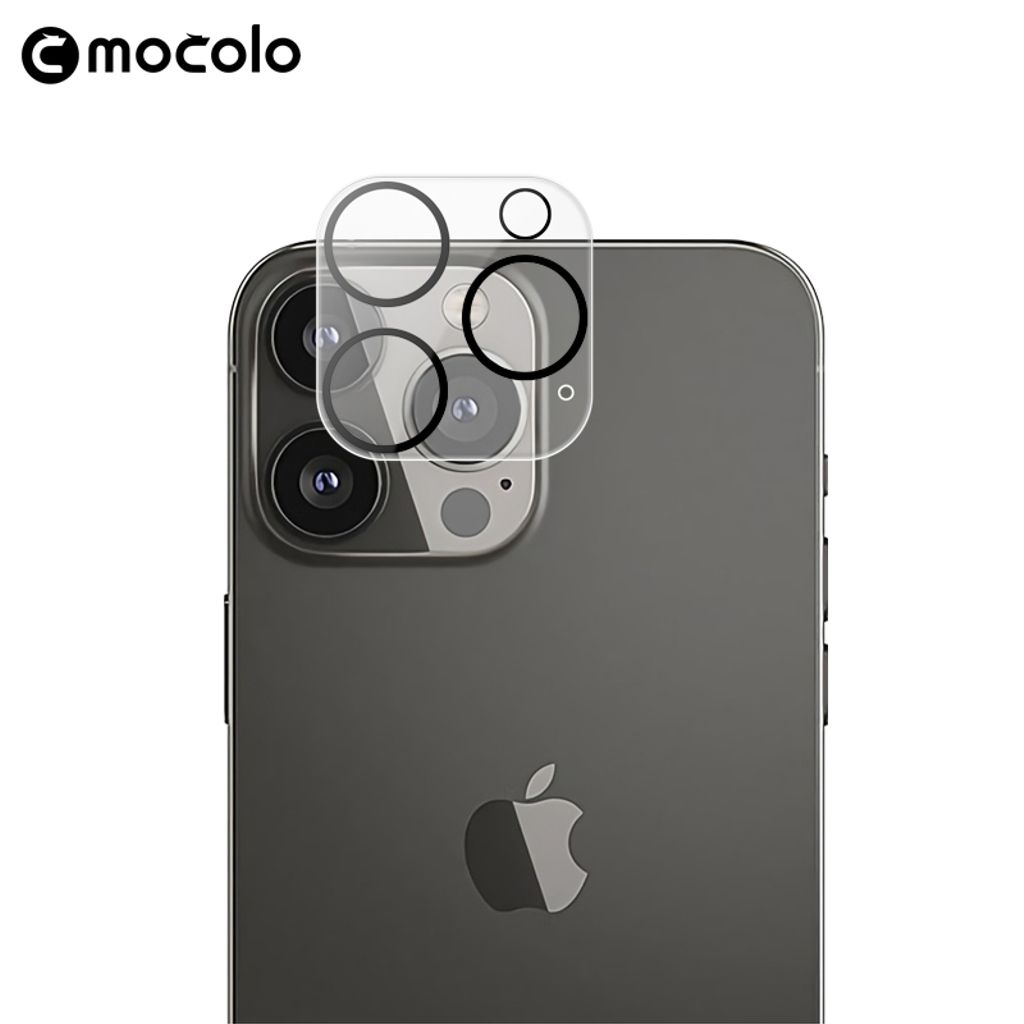 MOCOLO Lens Cover for iPhone 15 Pro / Pro Max - Black Frame