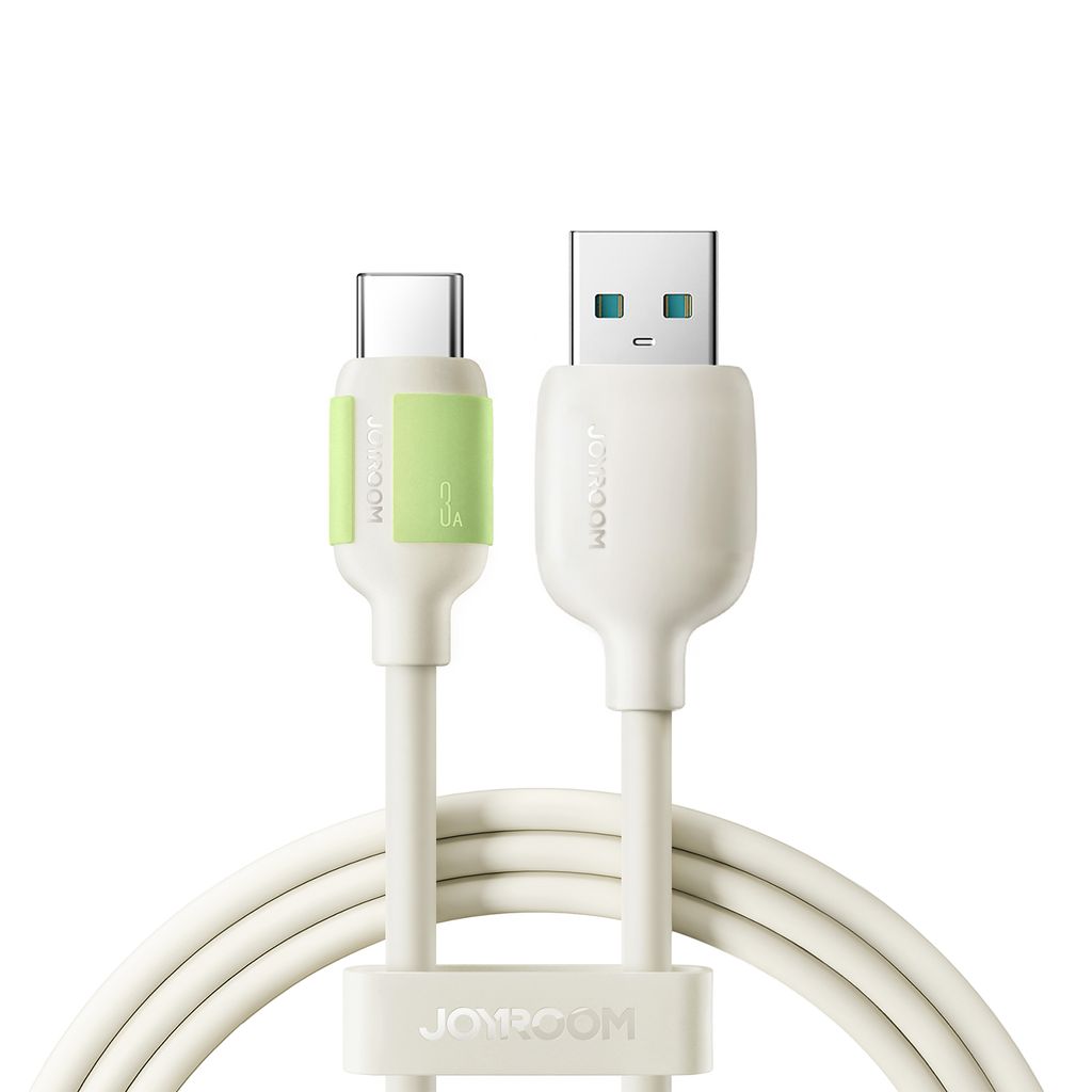 Joyroom 3A Fast Charging Data Cable USB-A to USB-C, 1.2m - Beige — Joyroom