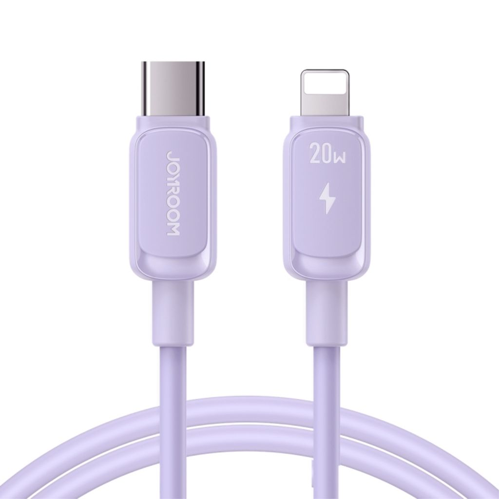 Joyroom USB-C to Lightning Fast Charging Cable, 20W, 1.2m - Purple