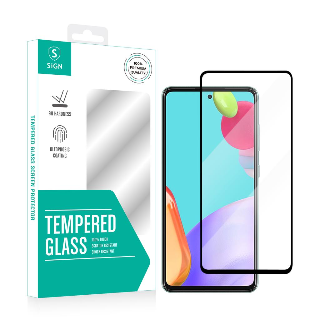 SiGN 2.5D Screen Protector Tempered Glass for Galaxy A52 5G & A52s 5G