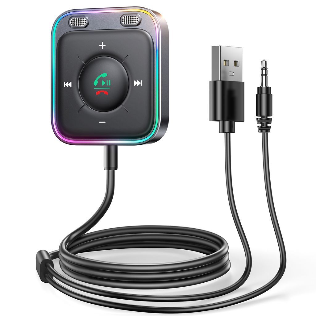 SiGN Aux Bluetooth Audio Adapter for Car - Black