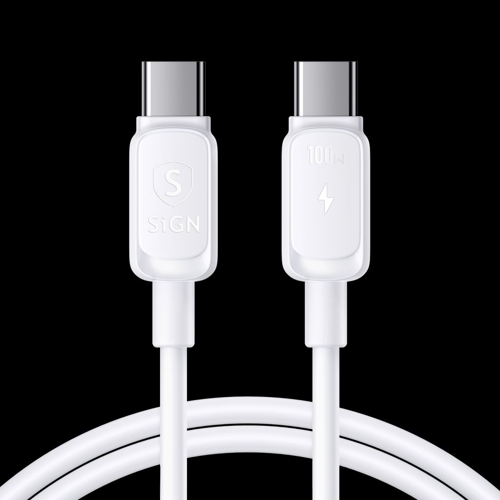 SiGN USB-C to USB-C Cable 100W, 3m - White