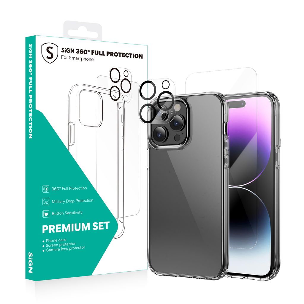 SiGN 360 Complete Protection Package for iPhone 14 Pro Max