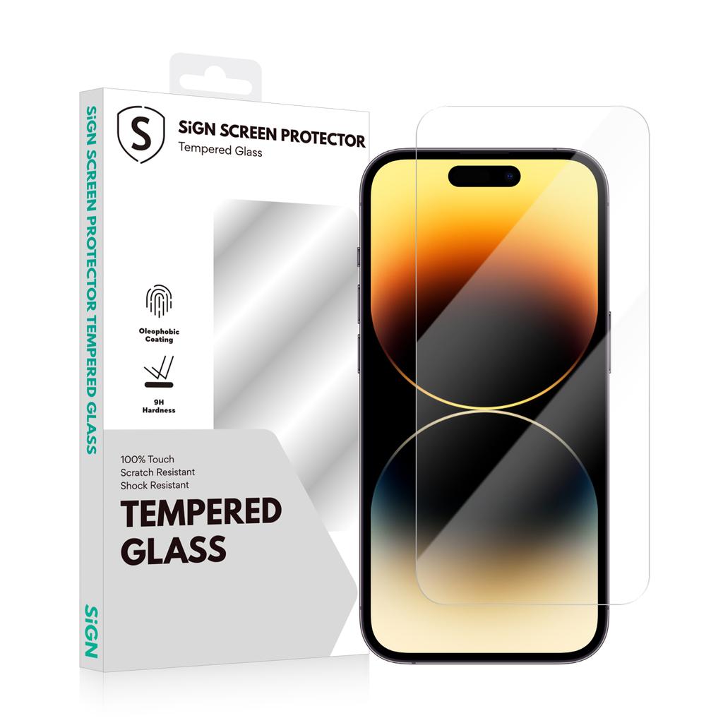 SiGN Tempered Glass Screen Protector for iPhone 14 Pro