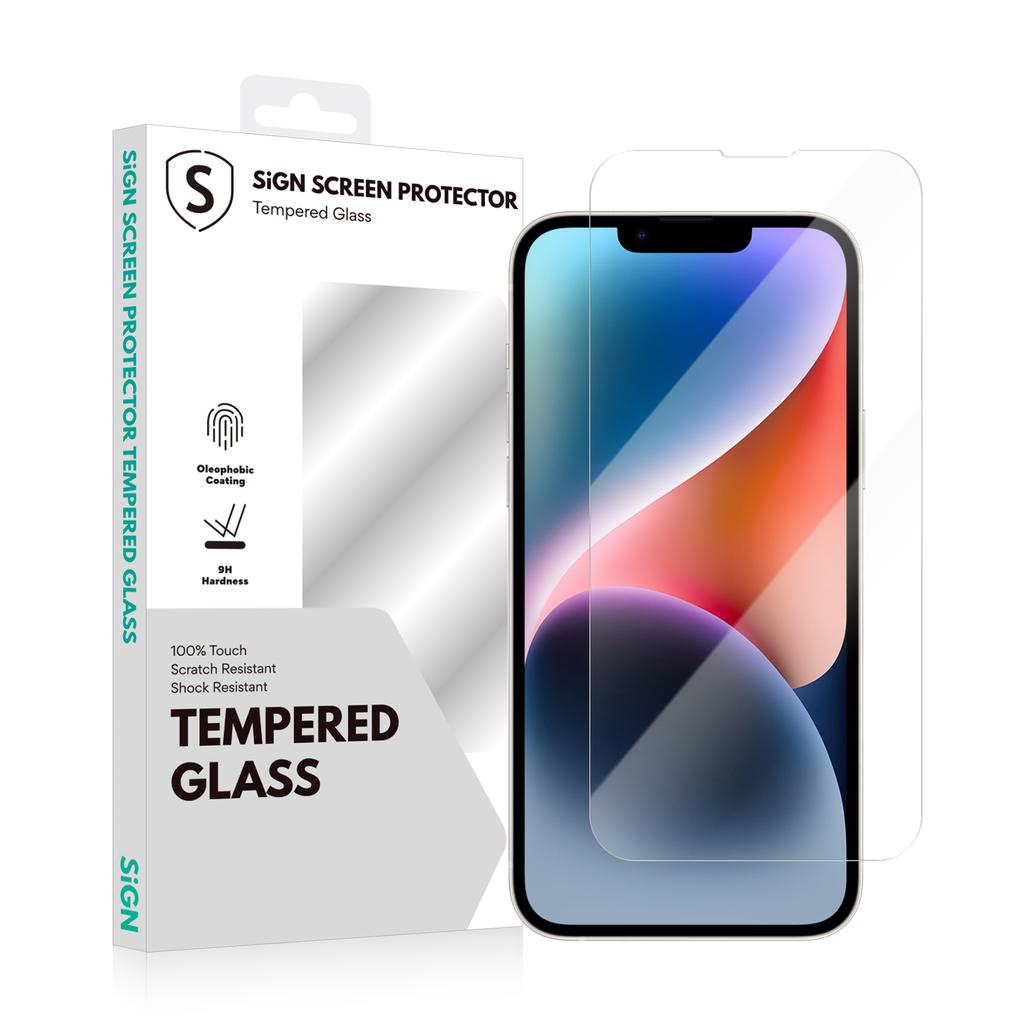 SiGN Tempered Glass Screen Protector for iPhone 14 — SiGN