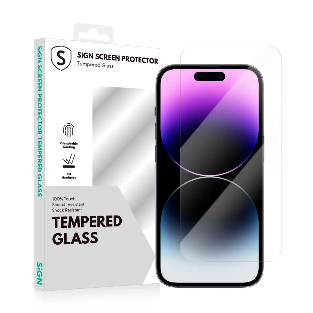 SiGN Tempered Glass Screen Protector for iPhone 15 Plus — SiGN