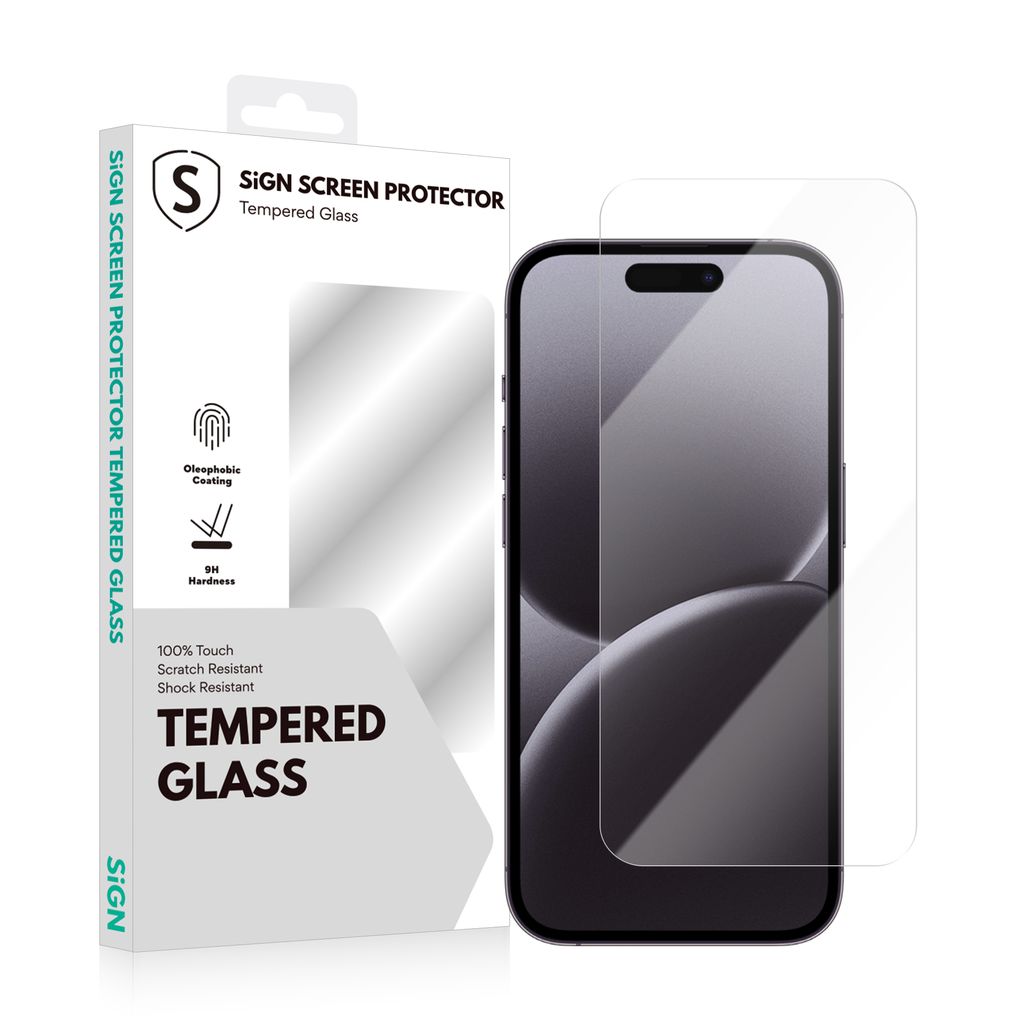 SiGN Tempered Glass Screen Protector for iPhone 16 Pro Max — SiGN
