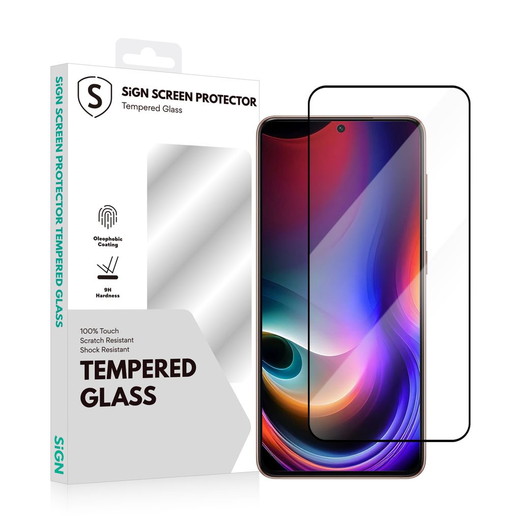 SiGN Screen Protector Tempered Glass Samsung Galaxy S24 Plus Ultrasonic fingerprint unlock
