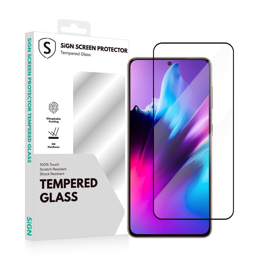 SiGN Screen Protector Tempered Glass Samsung Galaxy S24 Ultrasonic fingerprint unlock