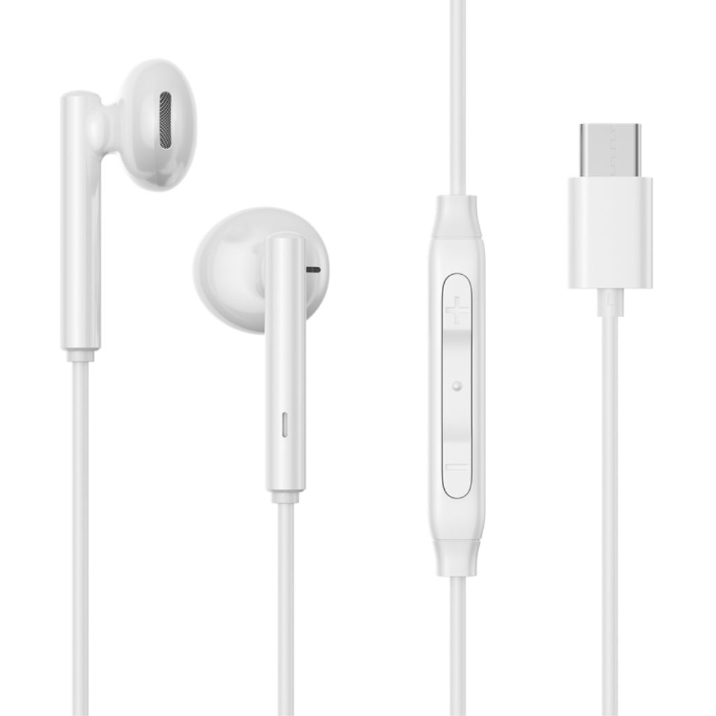 SiGN USB-C Series Half-in-ear Wired Headphones - White