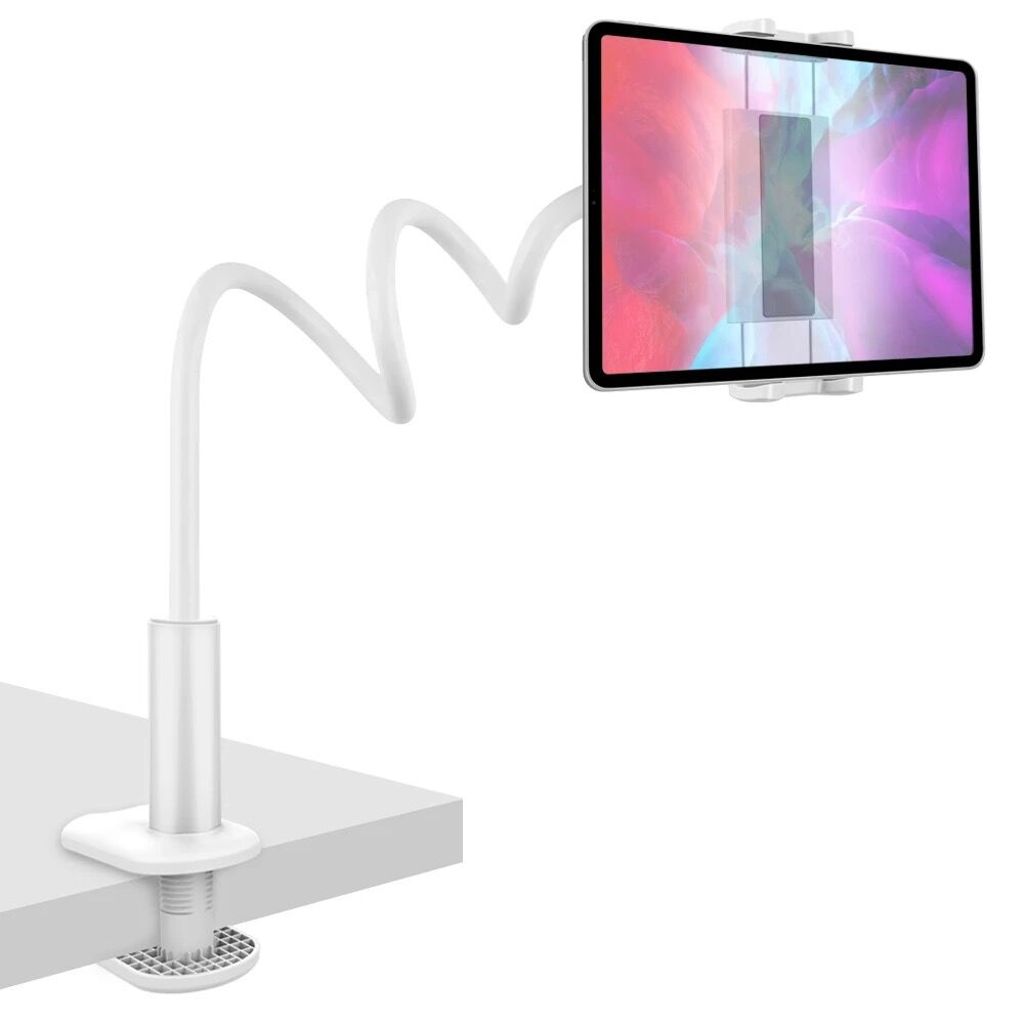 SiGN 360° Universal holder for Tablet & Mobile with Clip - White — SiGN