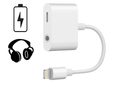 SiGN Lightning to 3.5mm Adapter for Audio & Charging, 12W, 10cm - White — SiGN