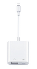 SiGN Lightning & USB Camera Adapter 5V, 1A - White