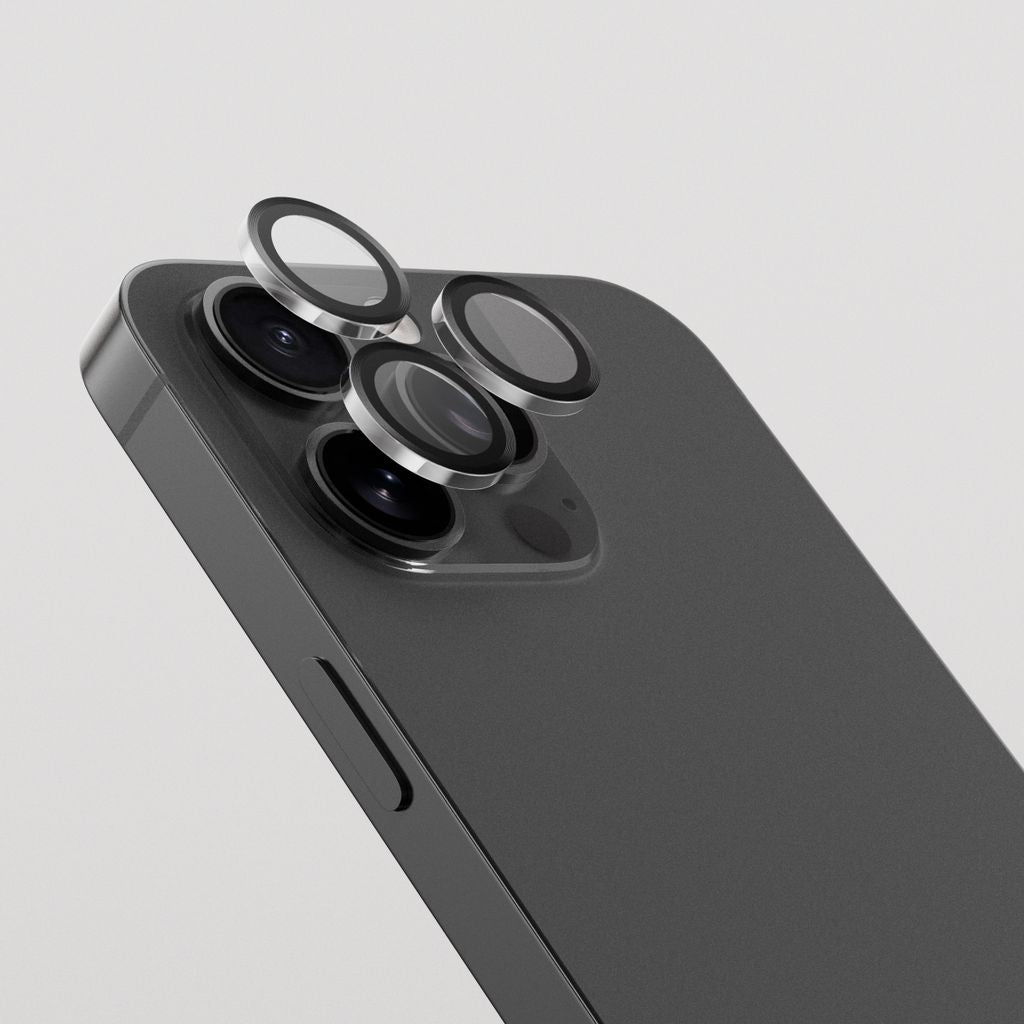 SiGN Lens protector in tempered glass for iPhone 13 Pro/13 Pro Max - Black/transparent