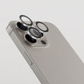 SiGN Lens protector in tempered glass for iPhone 15 Pro/15 Pro Max - Black/transparent