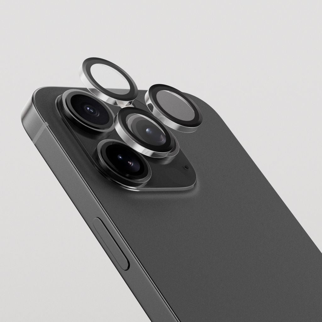 SiGN Lens protector in tempered glass for iPhone 14 Pro /16 Pro /14 Pro Max/16 Pro Max - Black/transparent