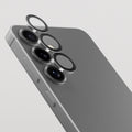 SiGN Lens protector in tempered glass for Samsung Galaxy S24 Plus/25 Plus - Black/transparent