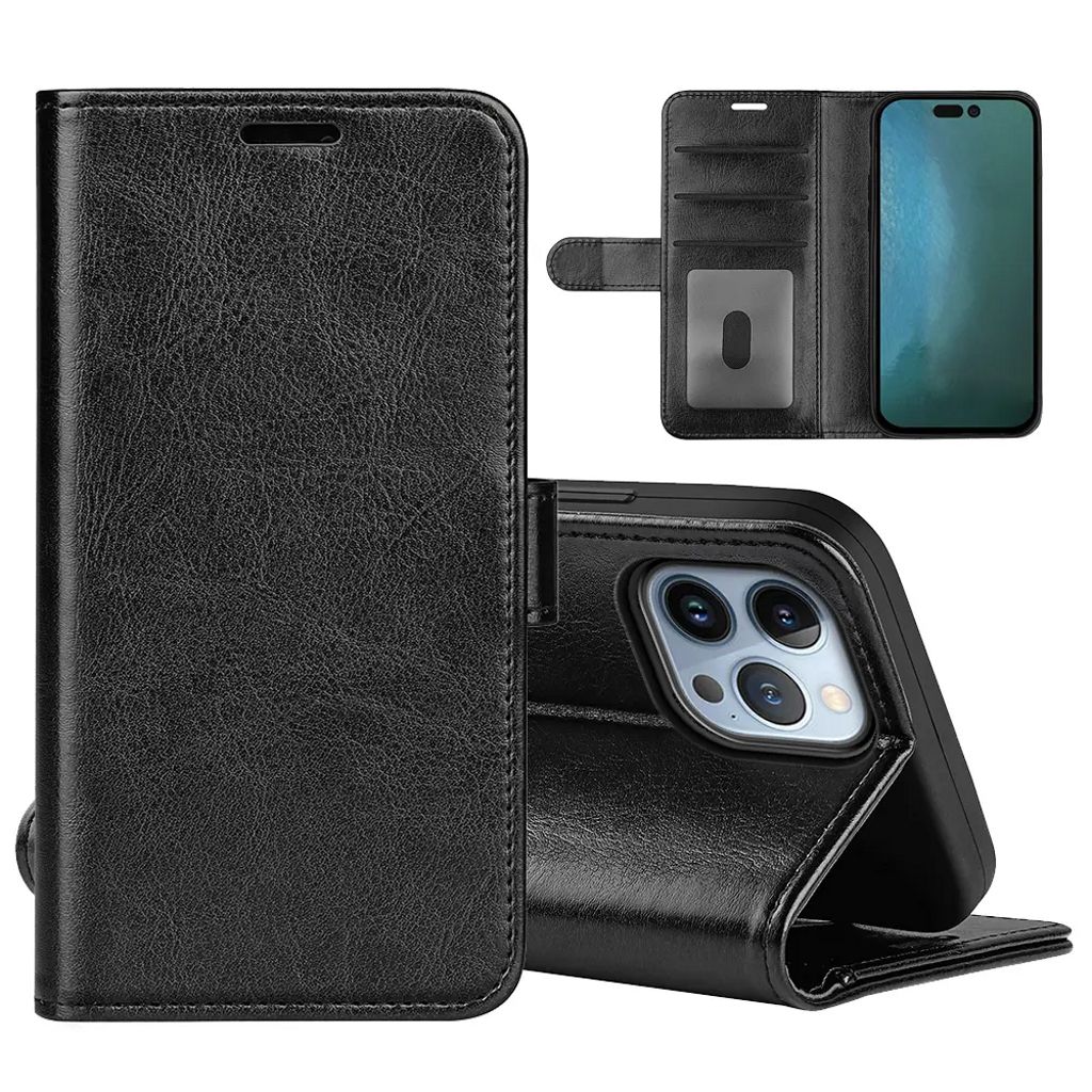 SiGN Wallet Cover for iPhone 15 Pro Max - Black — SiGN